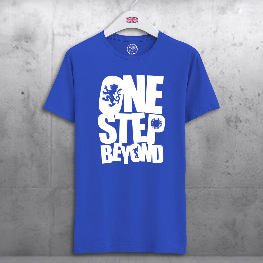 One-Step-Beyond-Blue-T-shirt