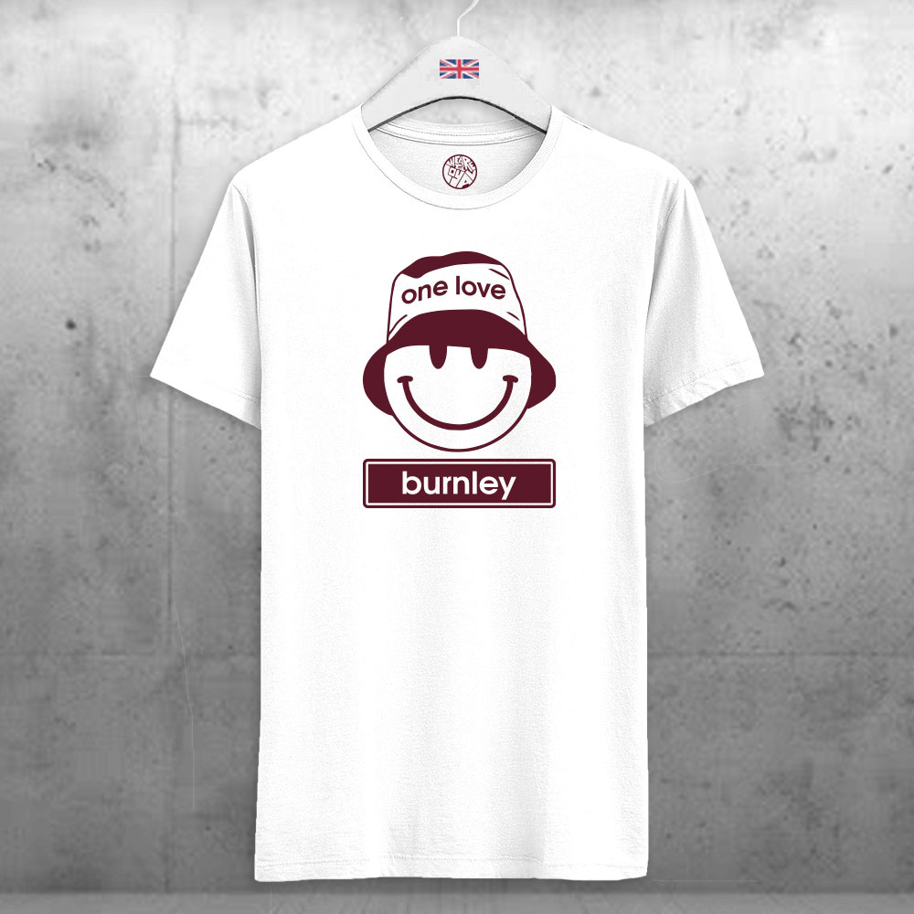 One-Love-Burnley-White-T-shirt