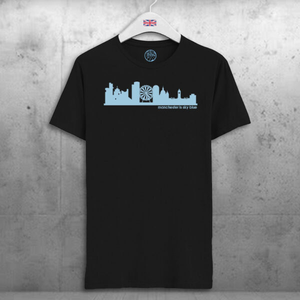 Sky-Blue-Black-T-shirt
