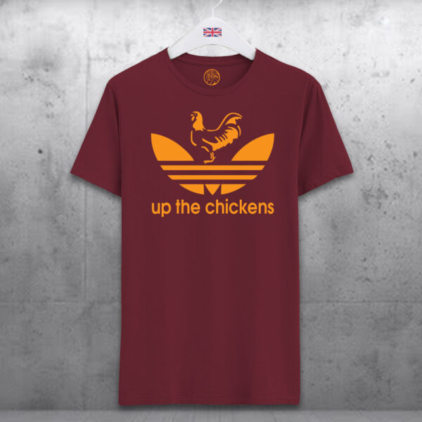 Up-The-Chickens-Burgundy-T-shirt